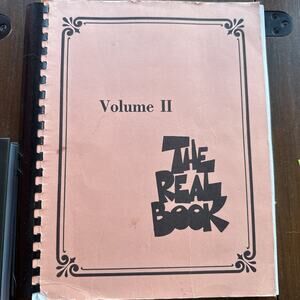 vintage The Real Book Volume II Sheet Music C Edition Lead Sheets NEW 000240222